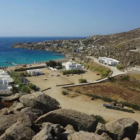 펜션 1path Pelican Mykonos Super Paradise House *